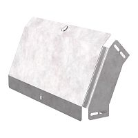 Угол вертикальный внешний 45 градусов с крышкой Стандарт 400х80 Промрукав | код PR16.0575 | ПРОМРУКАВ