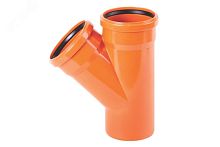 Тройник наружной канализации 315x110 мм. 45 градусов | код 2481110 | Хемкор