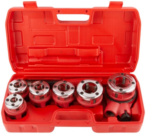 Клуппы трубные, набор 6 шт (1/4''-3/8''-1/2''-3/4''-1''-1.1/4'') | код 70006 | FIT фото 2 Клуппы трубные, набор 6 шт (1/4''-3/8''-1/2''-3/4''-1''-1.1/4'') | код 70006 | FIT фото 2