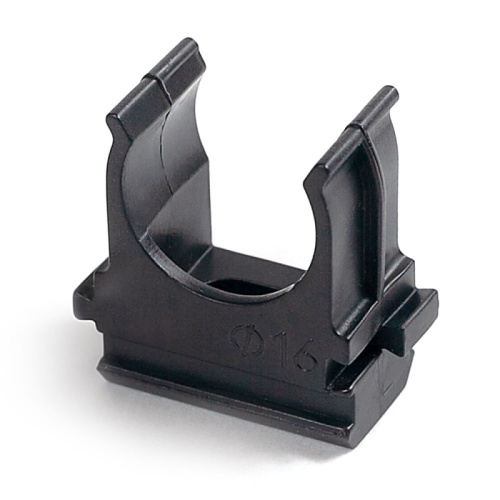 Крепёж-клипса для труб черная д16 (100шт/2000шт уп/кор) Строитель | код PR13.0394| ПРОМРУКАВ Крепёж-клипса для труб черная д16 (100шт/2000шт уп/кор) Строитель | код PR13.0394| ПРОМРУКАВ