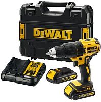 Дрель-шуруповерт DeWalt DCD778S2T 340Вт аккум. патрон:быстрозажимной (кейс в комплекте) (DCD778S2T-QW) | код 2000045 | DEWALT