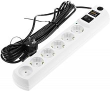 Сетевой фильтр Most HPw 5м (6 розеток) белый (коробка) | код 479625 | MOST