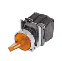 Переключатель с подсветкой LAY4-BK2565 желтая 1НО+1НЗ | код E000086 | CNC