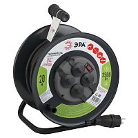 Удлинитель силовой RMx-4es-3x2.5-20m-IP44(KG) на метал. катушке с/з 4гнезда 20м КГ 3х2.5 Эра Б0043057
