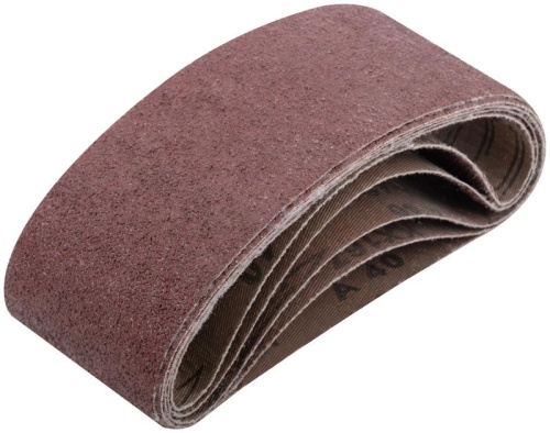 Ленты шлифовальные бесконечные, водостойкие, на тканевой основе, 5 шт, 75х457 мм Р 40 | код 39682 | FIT фото 2