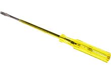 Отвертка индикаторная, желтая ручка 100 - 500 В, 190 мм | код. 56502 | КУРС