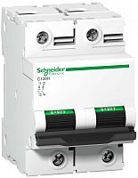 Выключатель автоматический двухполюсный C120H 100А B 15кА | код. A9N18414 | Schneider Electric 