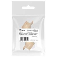 Угол внутренний для полукруглого кабель-канала 30х13мм бежевый IC-KK-30-13-B 2шт/комплект | код Б0064900 | ЭРА