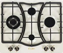 Газовая варочная поверхность Lex GVE 6043 C IV Light белый антик | код 1180238 | LEX