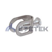 Зажим соединительный пруток — стержень, оцинкованная сталь | код 90551 | ЕЗЕТЕК