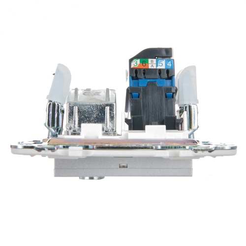 SKANDY Роз. двойная TV+RJ45 кат.6E SK-A15S сереб. IEK | код SK-AK20-2-K23 | IEK фото 5 SKANDY Роз. двойная TV+RJ45 кат.6E SK-A15S сереб. IEK | код SK-AK20-2-K23 | IEK фото 5