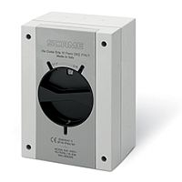 Выключатель нагрузки, 3P, 100A, 690VAC, габ. Y4, черная блок. рукоятка, в пластм. корпусе IP66/IP69, ISOLATORS | код 590.GE10003 | Scame