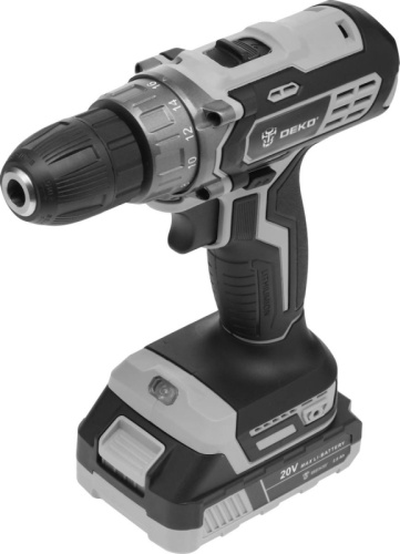 Дрель-шуруповерт Deko DKCD20 аккум. патрон:быстрозажимной (кейс в комплекте) (063-4050) | код 1619005 | DEKO