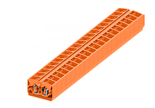 254352 Клемма TB 2-2 проходная промежут. фронт. подключение, сеч. 2.5мм2, оранж., шт | код 254352 | SUPU