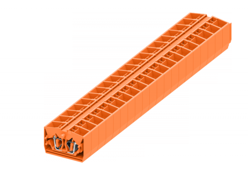 254352 Клемма TB 2-2 проходная промежут. фронт. подключение, сеч. 2.5мм2, оранж., шт | код 254352 | SUPU