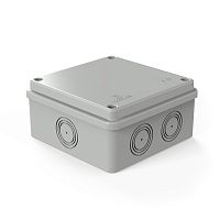 Коробка распределительная 40-0301м безгалогенная (HF) 100х100х50 б/г (8шт/уп) Промрукав | код 40-0301м | ПРОМРУКАВ