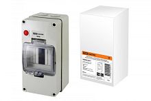 Бокс КМПнИ-4, с индикатором, блокировкой, герметичными вводами, 200х100х110 мм, IP66, TDM | код SQ0908-0201 | TDM