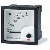 Амперметр щитовой ABB AMT 10А DC, аналоговый, кл.т. 1,5 |  код. 2CSG412040R4001 |  ABB