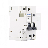 Дифференциальный автомат HRO63M 1NG5C0000C 00050G 1 полюс + нейтр., 50A ток, к.з. 6kA,100mA (STANDARD) | код 13.06.000114 | HYUNDAI