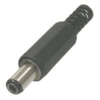 Разъём питания штырьковый SZC-0028a/5.5*2.1, на кабель | код 107136 | SZC