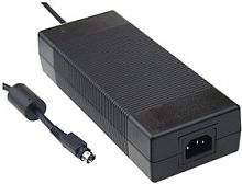 Адаптер настольный, AC-DC, медицинский, 201Вт, ККМ, вход 80...264B AC 47...63 Гц, 113...370B DC, выход 15B/13.4A, изоляция 4000В AC, 210x85x46мм, -30...+70С, сетевой разъём IEC320-C14, выходной разъем DIN-4P | код GSM220A15-R7B | MeanWell С