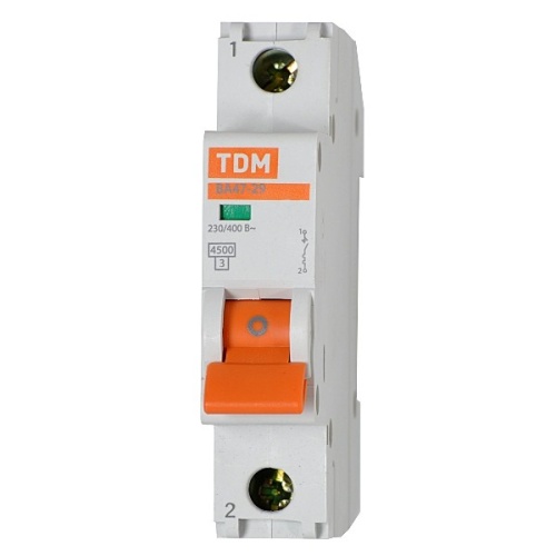 Выключатель автоматический  однополюсный ВА47-29 13А B 4,5кА | код. SQ0206-0009 | TDM 