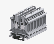 303901 Клемма UK 1-1 проходная винтовая высокая, сеч.2.5мм2, сер., шт | код 303901 | SUPU