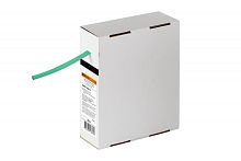 Термоусаживаемая трубка ТУТнг 6/3 зеленая в коробке (10 м/упак) TDM | код SQ0518-0412 | TDM