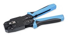 Cabeus HT-2008A Инструмент обжимной для RJ-45 (8р8с), RJ-11/12 (6р6с, 6р4с, 6р2с), 4р4с, 4р2с, профессиональный | код 7823c | Cabeus