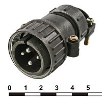 Вилка ШР28П4НГ5 RUICHI | код 70155 | Ruichi