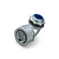 Муфта вводная для металлорукава ВМ (90°) (РКн (90°)) - 50 мм (2) (1 шт.) Fortisflex | код 61384 | Fortisflex