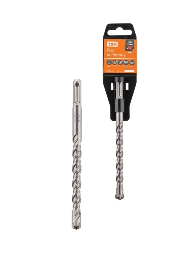 Бур по бетону, 12?160?100 мм, SDS-Plus, 4 резца, пластиковый держатель, 1 шт, Рубин TDM | код SQ1094-0209 | TDM Бур по бетону, 12?160?100 мм, SDS-Plus, 4 резца, пластиковый держатель, 1 шт, Рубин TDM | код SQ1094-0209 | TDM