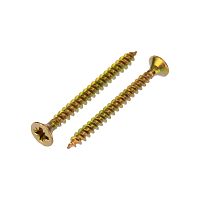 Саморез универсальный 3,5х40мм, желтый цинк, пакет (800 шт/уп) KRANZ | код 1111-3540-2 | KRANZ