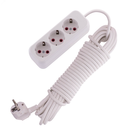 Удлинитель с заземлением 3 входа 10 метров | код 720-0310-301 | Lezard