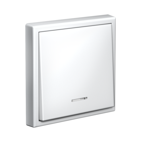 Выключатель кнопочный 1-кл. ArtGallery 10А с подсветкой механизм бел. SE GAL000116 фото 3