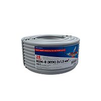 Кабель силовой медный NUM-O 2x1,5 мм кв, длина 20 метров, ГОСТ 31996-2012, ТУ 3520-015-38229892-2015 REXANT | код 01-8701-20 | REXANT