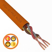 Кабель огнестойкий REXANT КПСнг(А)-FRLS 2x2x1,00 мм кв, бухта 200 м | код 01-4911 | REXANT