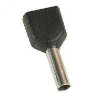 Наконечник штыревой втулочный под два провода НШвИ2 OptiKit T-Shv2-PVC- 1,5-8(100шт) | код 278047 | КЭАЗ