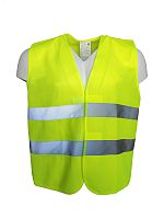 Жилет сигнальный 2 СОП ''СПРУТ'' флуоресцентный желтый размер 3XL 120--124 | код 100485 | Эталон-Спецодежда