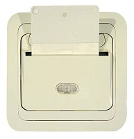 Mimoza Выключатель с ключом-картой без задержки отключения бежевый | код 25183 | Makel