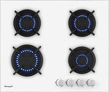 Газовая варочная поверхность Weissgauff HG 640 WG белый | код 1973339 | WEISSGAUFF