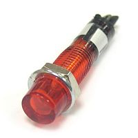 Светодиод в корпусе RUICHI L-814-R, 12 В, красный | код 64202 | Ruichi