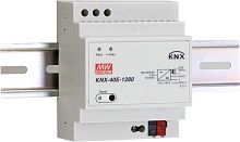 Источник питания AC-DC для системы KNX, 38.4Вт, вход 180…264V AC, 47…63Гц /254…370В DC, выход 30В/1280мA, интегр. шина KNX, изоляция 4200В AC, пласт. корпус на DIN-рейку 72х90х57мм, -30…+70С | код KNX-40E-1280 | MeanWell