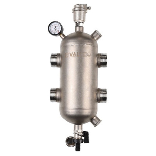 Гидравлическая стрелка из нерж. стали 1" | код. VT.VAR05.SS.06 | VALTEC Гидравлическая стрелка из нерж. стали 1" | код. VT.VAR05.SS.06 | VALTEC