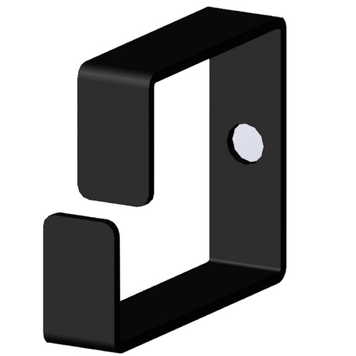 Кольцо одиночное 40х40 RAL9005 | код R5ITCP4040B | DKC