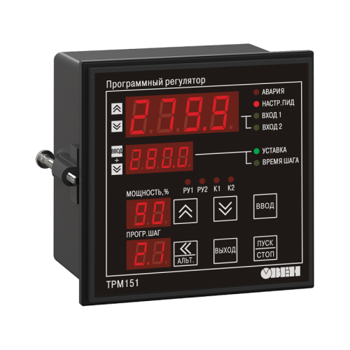 Измеритель ПИД-регулятор универсальный программный ТРМ151-Щ1.УТ.04 | код 46322 | ОВЕН