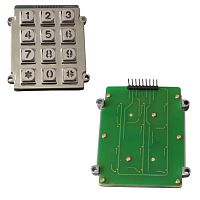 Клавиатура цифровая антивандальная влагозащищённая RUICHI RZ01B-CG, цинковое покрытие | код 113025 | Ruichi