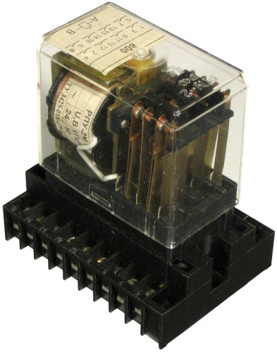 Реле промежуточное РПУ-2М211-6440 24В 50Гц, закрытое, под винт, ток контактов 6А, 4з+4р+0п, У3 | код A8030-77963029 | КРИ Контакт