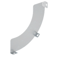 Перегородка SEP для угла CS90 H100, в комплекте с крепежными элементами и необходимыми для монтажа, ZL | код SSC91000KZL | DKC