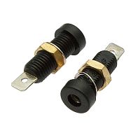 Клемма приборная RUICHI Z032 4 мм, разъём чёрный, Ф4 мм | код 106831 | Ruichi